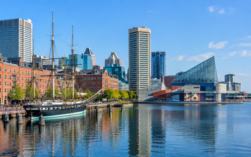 Baltimore skyline, Maryland